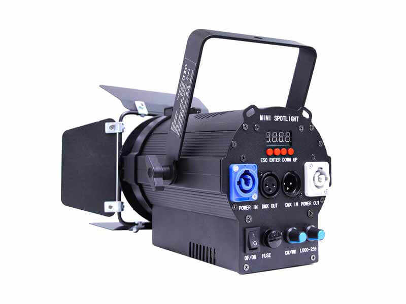 50W 미니 바이 컬러 LED 프레넬 스포트 라이트