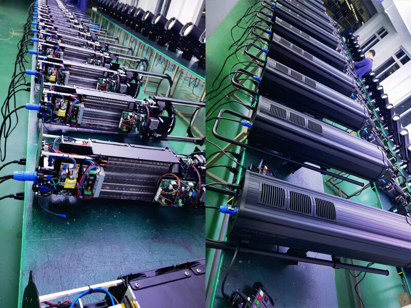 600W 모터라이즈 줌 LED DMX 팔로우 스포트 라이트